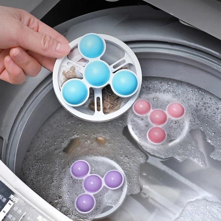 Washing Machine Floating Lint Mesh Bag Net Hair Filter Remover Net Pouch  Hair Catcher Lint Catcher