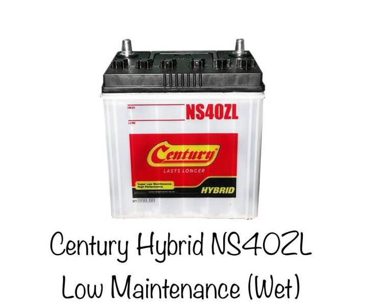 Century Hybrid Ns40zl Wet Low Maintenance Battery Lazada