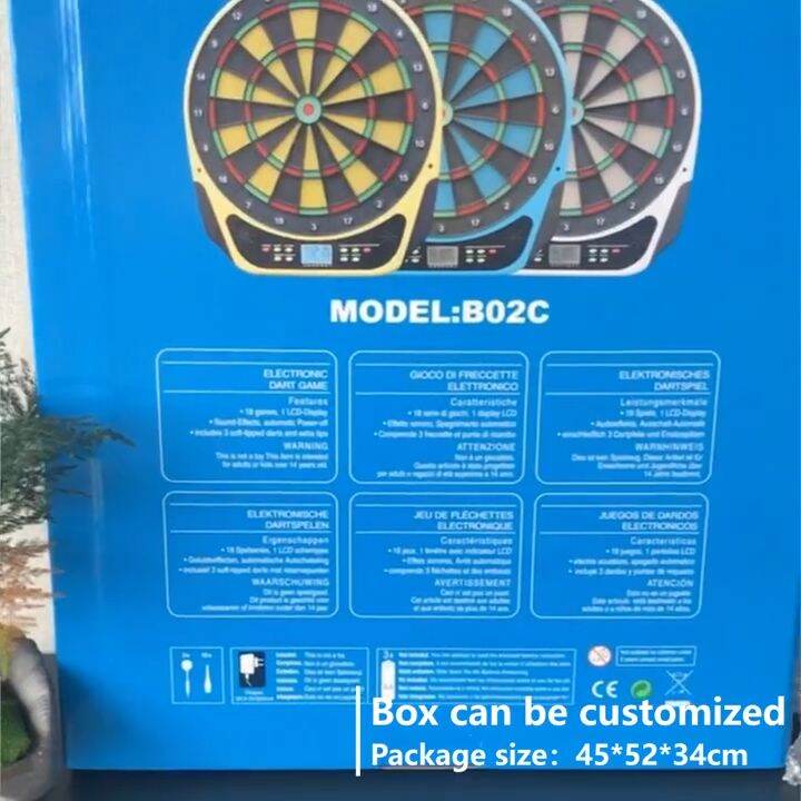 New Premium Professional Electronic Dart Board Set Soft Tip Dartboard