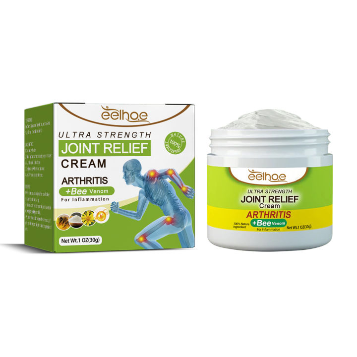 Eelhoe Joint Relief Cream Bee Venom Joint and Bone Soothing Cream Relieve Joint Muscle Soreness