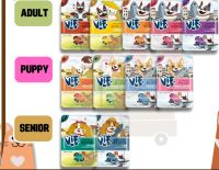 [12ซอง]​ Felina Canino VIF dog เฟลินา คานิโน วิฟ อาหารสุนัขเปียก 75ก. (วิฟ dog food pouch อาหารสุนัข อาหารเปียกสุนัข อาหารเปียก) ไม่เติมเกลือ