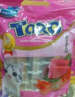 Toro ขนมแมวชิ้น ปลาทูน่า multipack 30g×14ซอง (1ถุง)