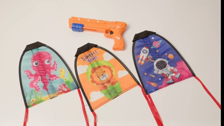 Kite Launcher Toys 2023 New Launcher Ejection Kite Beach Toy Set
