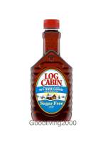 (Free shipping) Log Cabin Sugar Free syrup (No HFCS) 355 ml ไซรัป ปราศจากน้ำตาล (ไม่มีไฮฟรุกโตส คอร์นไซรัป) ตรา ล็อกเคบิน 355 มล