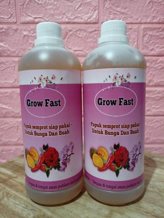 Pupuk Bunga Dan Tanaman Hias, Pupuk Buah, Grow Fast 1 Liter | Lazada ...