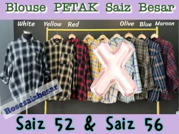 Shop Baju Blouse Saiz Besar 5xl online