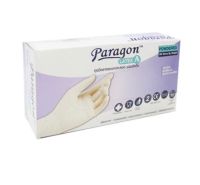 ถุงมือยาง ลาเท็กซ์ มีแป้ง PARAGON รุ่น 75-255228 ขนาด M (แพ็ค 100 ชิ้น) สีขาว