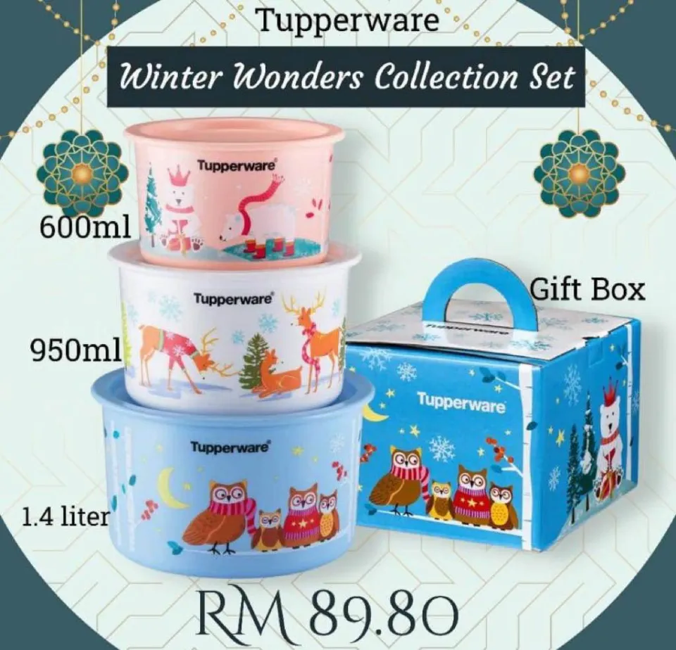 Tupperware Winter Wonders Collection Set Christmas 2022