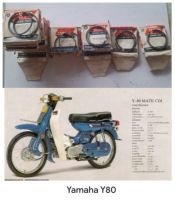 แหวนลูกสูบแท้  YAMAHA - Y80cc