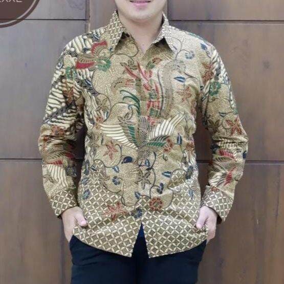 Kemeja Batik Pria Modern Solo Recommended Full Furing Cocok Untuk Acara ...