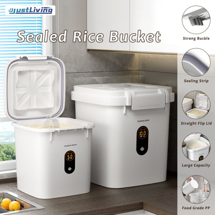 1pc Large Capacity Airtight Rice Dispenser: Keep Your Rice
