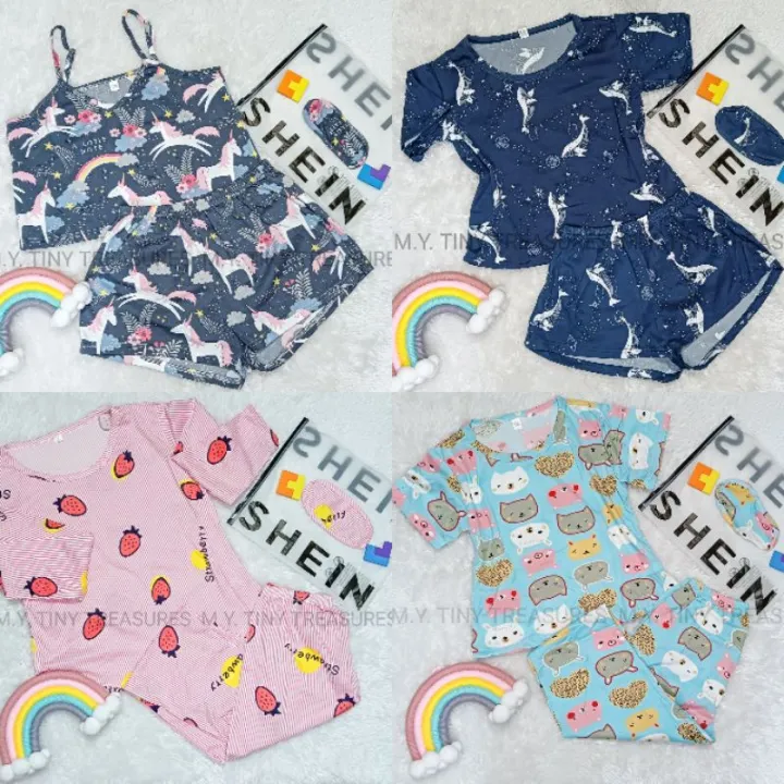 𝗠.𝗬. 𝗧𝗜𝗡𝗬 𝗧𝗥𝗘𝗔𝗦𝗨𝗥𝗘𝗦 SHEIN KIDS SLEEPWEAR WITH EYEMASK 5-12YRS OLD ...