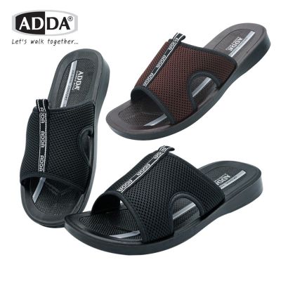 ADDA รองเท้าแตะแบบสวม รุ่น 7J05 - M สีดำ ของแท้ 100% (พร้อมกล่อง - สินค้าพร้อมส่ง)