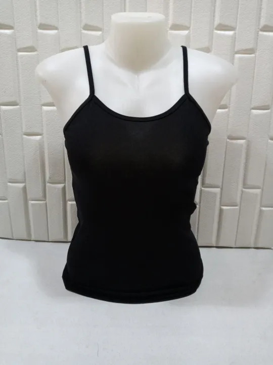 Black sando/tops tank camisoles Branded Overruns Lazada PH