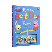 Peppa Pig : Peppas Best Day Ever : Magnet Book (Hardcover - ของแท้)