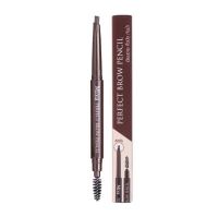 (1แถม1)Miva ดินสอเขียนคิ้ว Perfect Brow Pencil #น้ำตาลธรรมชาติ