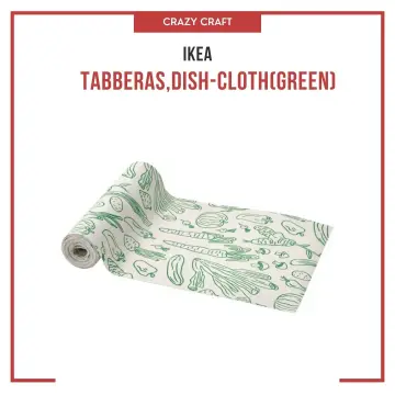 TABBERAS Knife and peeler set of 3, green - IKEA