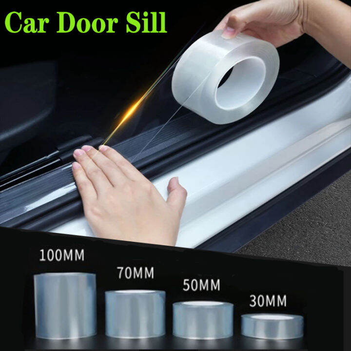 3/5/10M Clear Tape Door Sill Door Edge Protector Anti Scratch