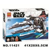 Lego Star Wars Series Black Ace Titanium Interceptor 75242 Boy Building Block Toy 11421