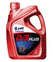 Ptt D-3 Plus SAE 40 ( 5+1L x4แกลลอน ) น้ำมันเครื่องคุณภาพสูง