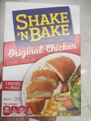 Kraft Shake n Bake Org Chicken127g. แป้งชุบทอดปรุงสำเร็จ 127 กรัม