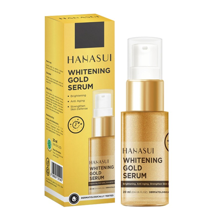 Citra Cosmetics - Hanasui Whitening Gold Serum New Look & Improved ...