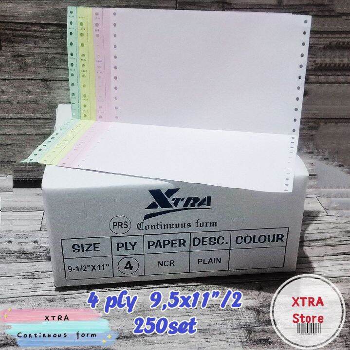 Kertas Continuous Form 4ply Prs 9 5x11 2 Lazada Indonesia