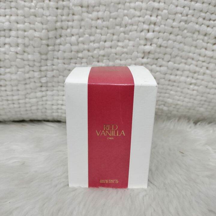 ZARA EAU DE TOILETTE RED VANILLA 90ML ORIGINAL ONHAND Lazada PH
