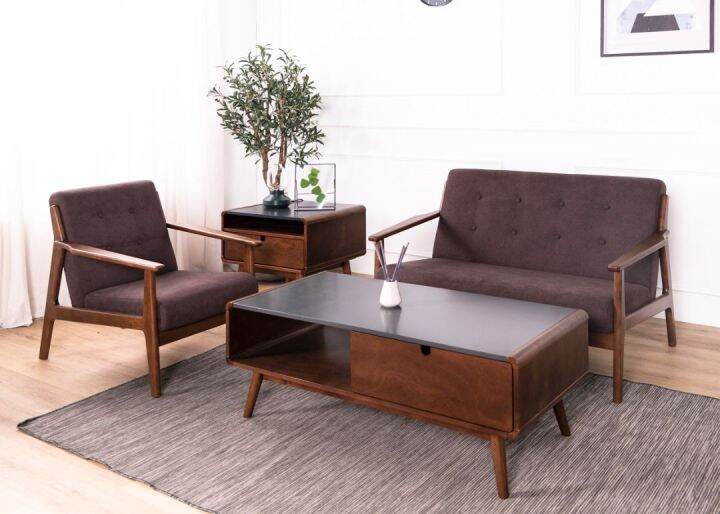 Solid Rubberwood Sofa (100 Full Solid Rubberwood) Lazada