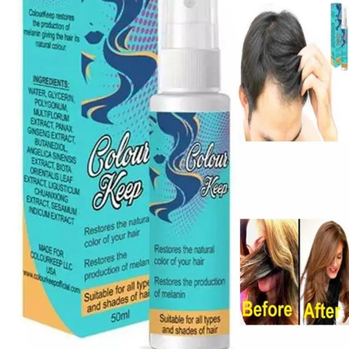 Original Colourkeep Hair Spray For Gray Hair Men Women 