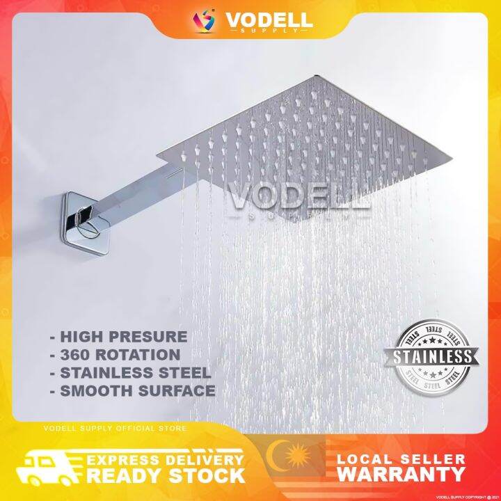 VODELL Shower Head High Pressure Rain Set Japan Stainless Steel SUS304