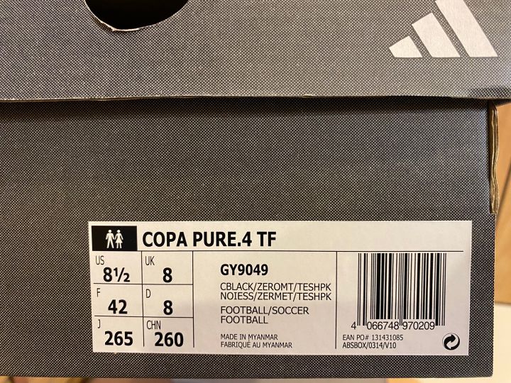 adidas-copa-pure-4-tf-รองเท้าฟุตบอล-ร้อยปุ่ม-หญ้าเทียม-ค่ะ