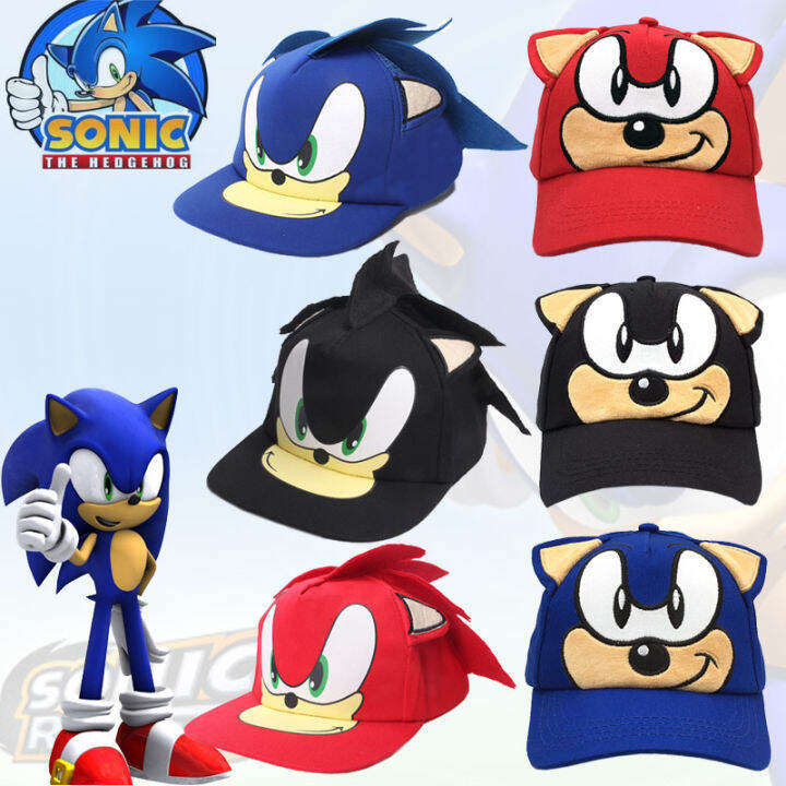 Kids Sonic The Hedgehog Cosplay Hat Caps Sonic Hat For Boys Cartoon