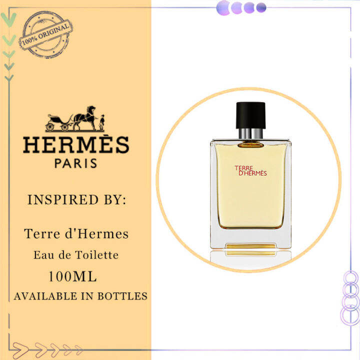 Hermes Terre d'Hermes Eau De Toilette 100ml EDT Perfume For Men Bestseller Parfum Highend