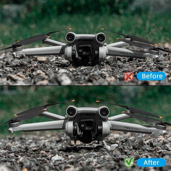 startrc-foldable-landing-gear-for-dji-mini-3-pro-drone-extended-leg-protector-gimbal-feet-gear-quick-release-landing-skid