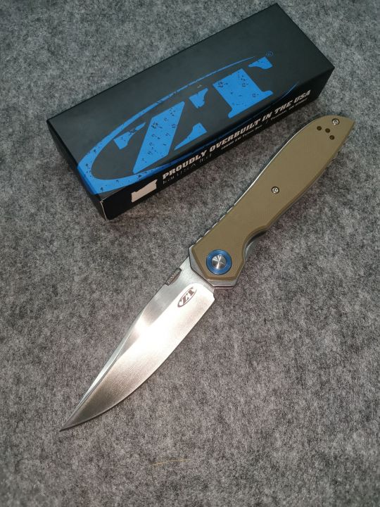 zt0640-วัสดุใบมีด-9cr14mov-วัสดุด้ามจับ-เหล็ก-g10-ระบบ-ลูกปืน-ความแข็ง-58hrc-การอบชุบด้วยความร้อนด้วยสุญญากาศ-พื้นผิว-ทราย