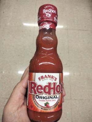 Franks Red Hot Original Cayenne Pepper Sauce 354 g.ซอสพริกคาเยน แฟรงค์ เรดฮอต  354 มล.