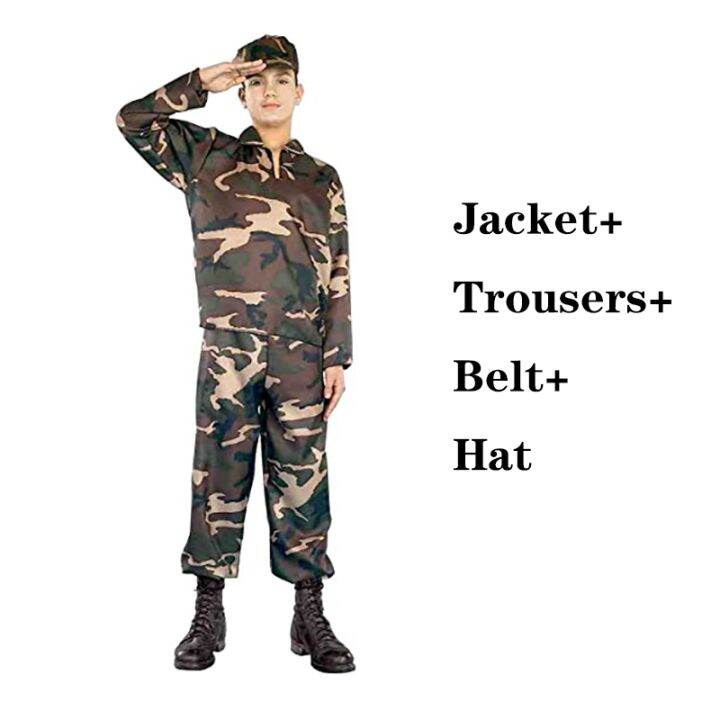 Children's Camouflage Costume Set Boy's Gift Special Forces Military