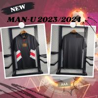 เสื้อฟุตบอล ทีม แมนยูไนเต็ด สีดำ ปี 2023-2023 เกรดแฟนบอล MANCHESTER UNITED BLACK JERSEY 2023/2024 (AAA)