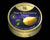 Cavendish &amp; Harvey ลูกอมผลไม้  รสผลไม้รวม  (รสลูกแพร์และแบล็คเบอร์รี่) Pear &amp; Blackberry Drops สินค้านำเข้า