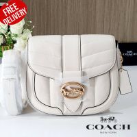 กระเป๋าสะพาย COACH C2803 GEORGIE SADDLE BAG WITH QUILTING ออก Shop USA รับประกันของแท้ 100%