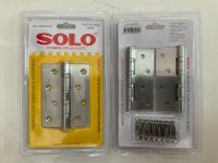 บานพับ สแตนเลส SOLO 4”x3” หนา 2.5 mm 1143025 แพ็ค 3 ตัวต่อ 1ชุด