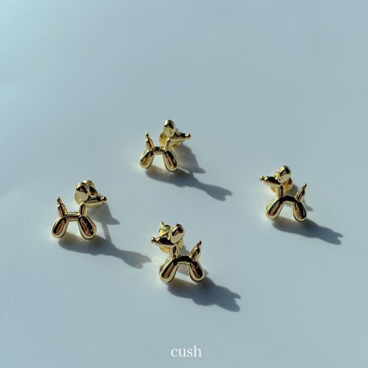 cush-poodle-stud-earring