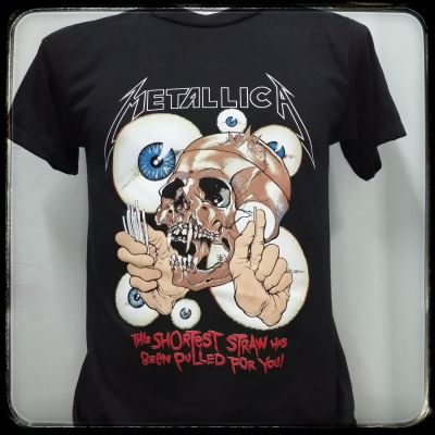 เสื้อวงMetallica​ผ้า​บาง​