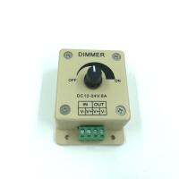 LED Dimmer หรี่ไฟDC ไฟ DC12v-24v 8A ปรับระดับความสว่างของแสง สำหรับไฟDc12ถึง24v