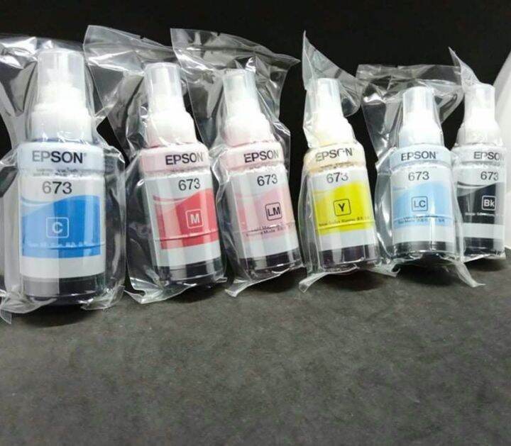 Original Epson 673 ink set 6color for L800 L805 ink no Box Lazada PH
