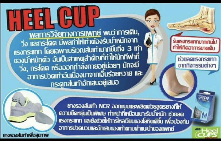 ยางรองส้นเท้า-ยางพาราธรรมชาติ-ncr-heel-cups-active-สีเทา