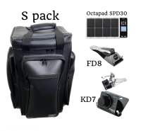 กระเป๋าใส่กลองไฟฟ้า Roland octapad SPD 30  รุ่น (S pack) แบบหนัง สีดำล้วน  จาก Easicase