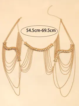 Hot Sexy Body Chain Necklaces Tassel Alloy Long Necklace Female