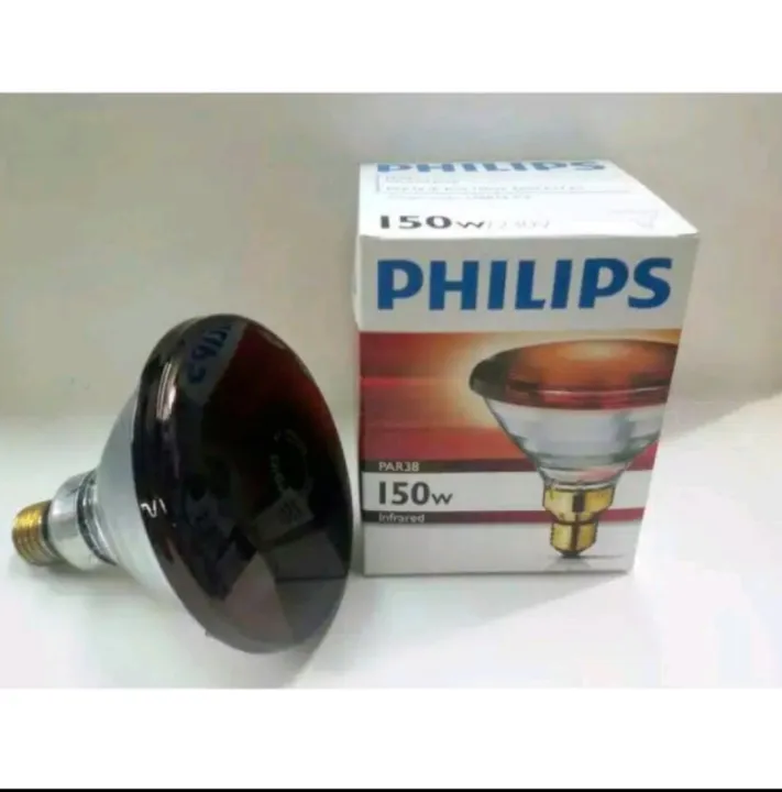 Lampu Bohlam Infrared Philips 150 Watt / Bohlam Terapi Infrared Philip ...